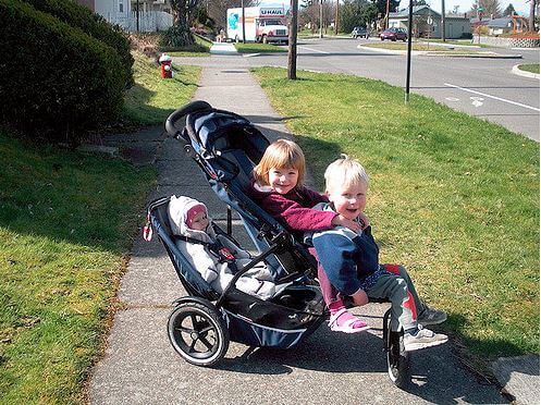 stroller for twins and toddler